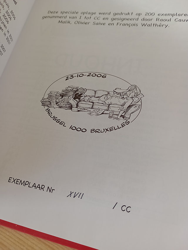Les Duos de Cauvin (en néerlandais) limité 200 ex. et signé par Walthéry, Malik et Saive – Image 3
